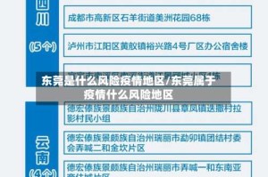东莞是什么风险疫情地区/东莞属于疫情什么风险地区