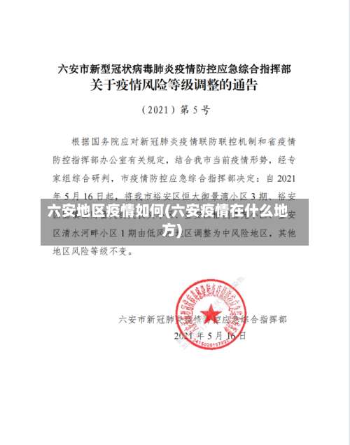 六安地区疫情如何(六安疫情在什么地方)-第3张图片