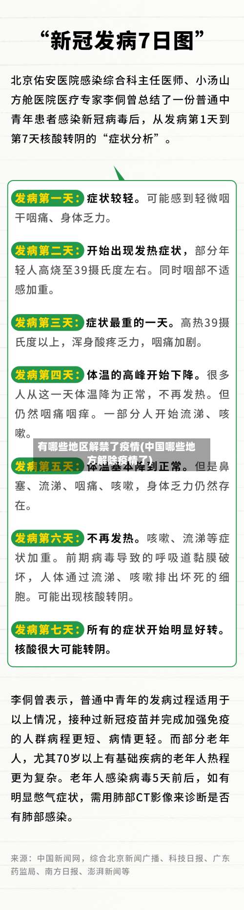 有哪些地区解禁了疫情(中国哪些地方解除疫情了)-第3张图片